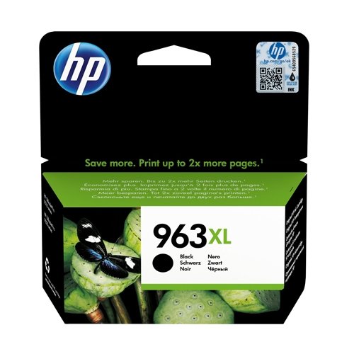 HP Bl�kpatron 963XL Sort (3JA30AE )